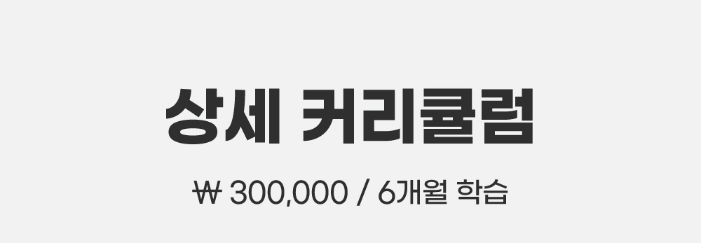 상세커리큘럼
